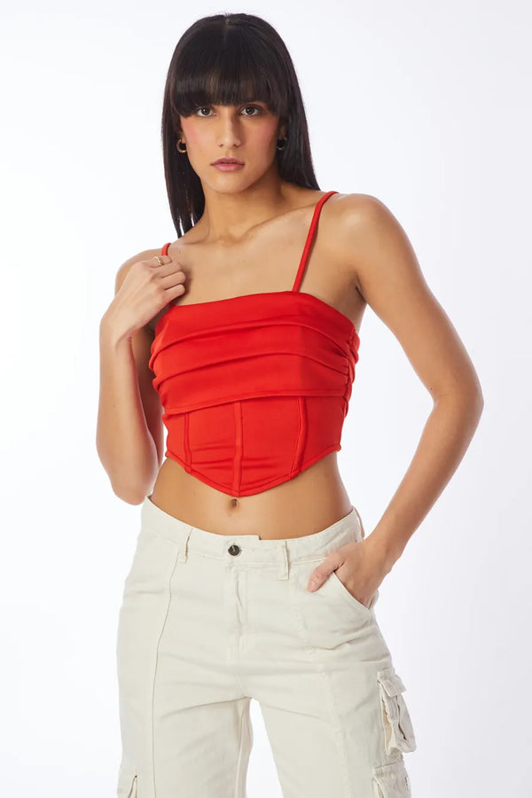 Red Corset Top