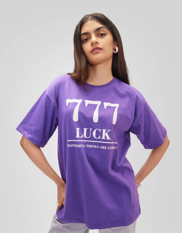 Typographic Purple Tshirt