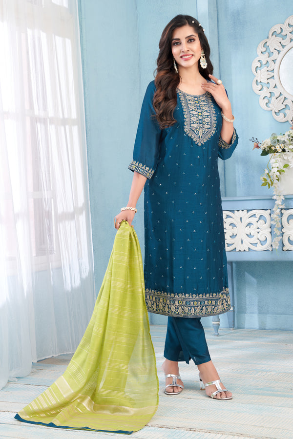 Vichitra Silk Set